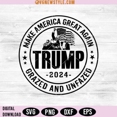 Pro-Trump 2024 SVG, Pro-Trump Election Digital Download for Cricut & Crafts 4 Pro-Trump 2024 SVG