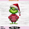 Grinch Christmas shirt PNG