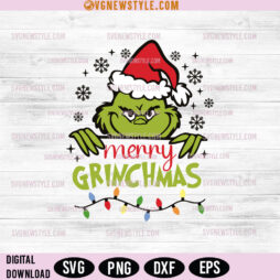 Grinchy Christmas Svg