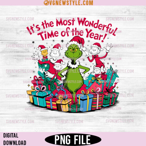 It's The Most Wonderful Time Of The Year Grinch Png