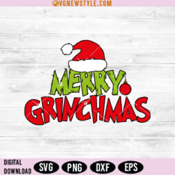 Funny Merry Grinchmas Svg