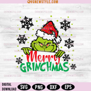 Funny Grinchmas SVG, Grinch Christmas SVG, Christmas Holiday Design