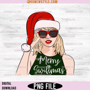 Merry Swiftmas Taylor Swift christmas Png, Swiftmas digital art, Perfect for Swifties