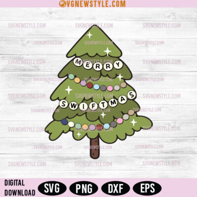 Merry Swiftmas Tree SVG