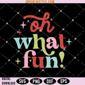 Oh What Fun Retro Svg