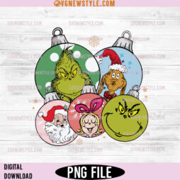 Retro Grinchmas Png File