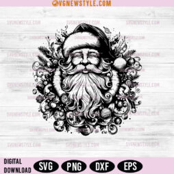 Santa Claus Christmas Svg