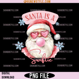 Santa is a Swiftie Png