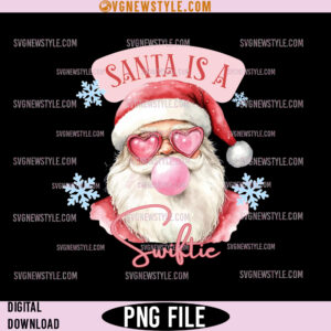 Santa is a Swiftie Png