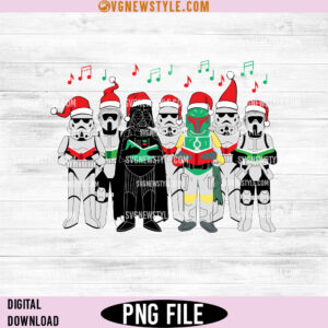Singing In A Choir Christmas Svg, Christmas Choir Clipart, Instant Download