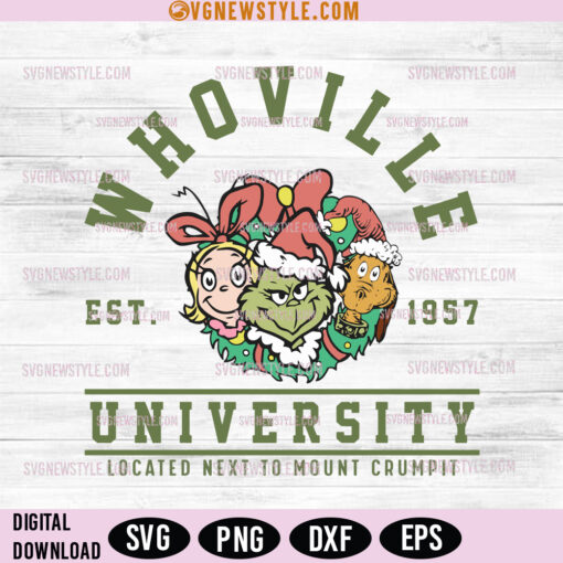 Whoville University Est 1957 Svg