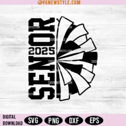 Cheer Senior 2025 Svg Png