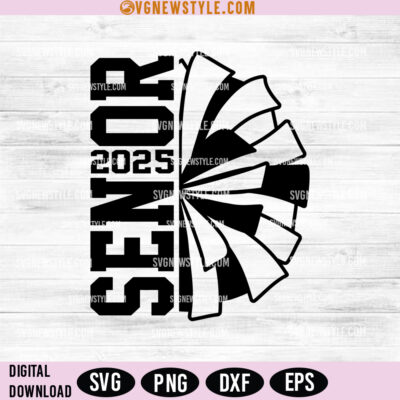 Cheer Senior 2025 Svg