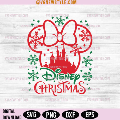 Christmas Disney Character SVG