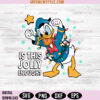 Christmas Donald Duck Svg