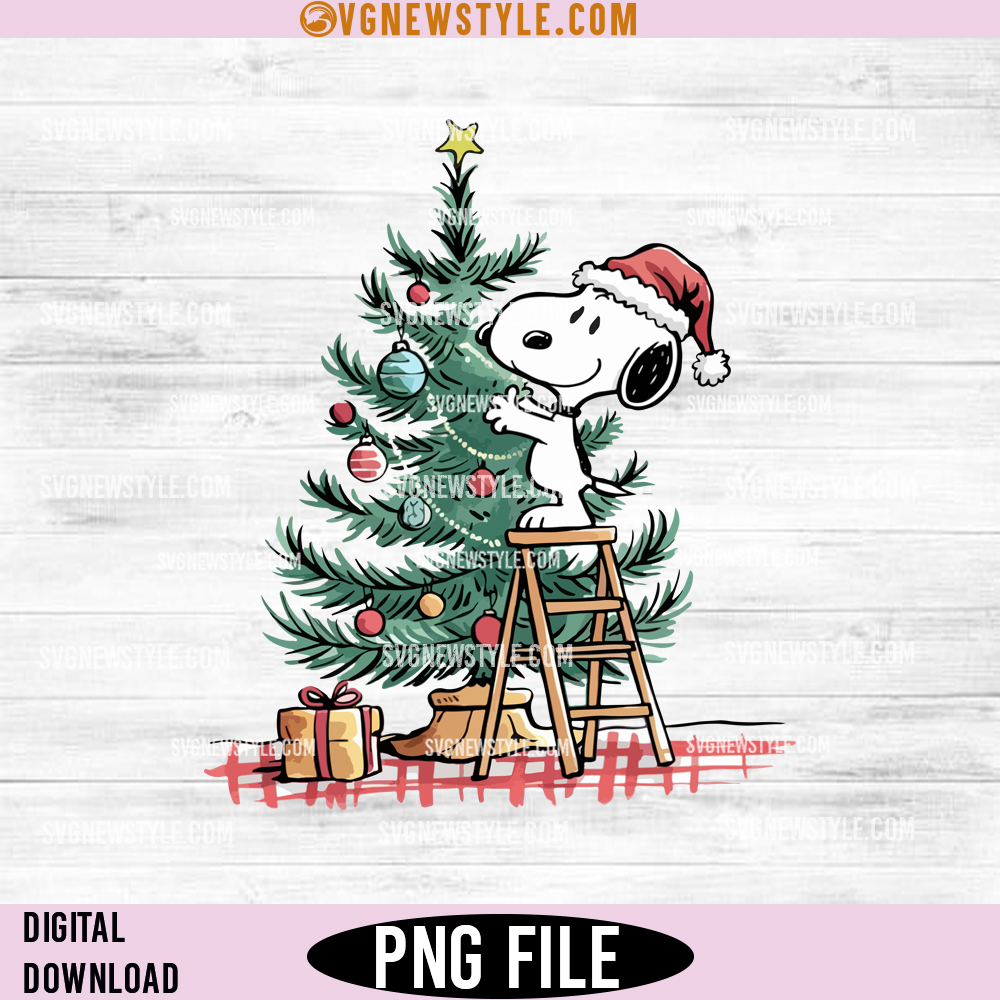 Christmas Snoopy Png – Adorable Holiday Design for Crafts & Gifts 1 Christmas Snoopy Png