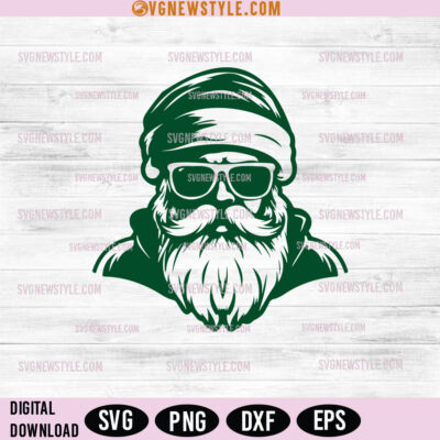 Cool Santa Svg