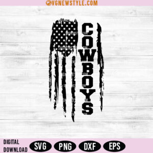 Cowboys Flag svg