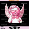 Cupid Valentine Blowing Bubble Png