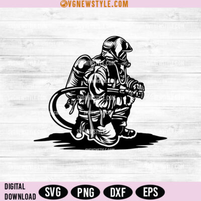 Fire Fighter Svg File, Fireman SVG – Instant Digital Downloads 4 Fire Fighter Svg File