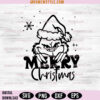 Grinch Merry Christmas Svg Png