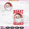 Black Santa Merry Christmas SVG