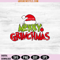 Merry Grinchmas Svg Cricut File