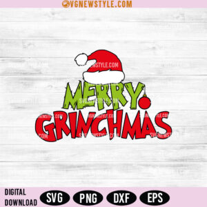 Merry Grinchmas Svg Cricut File