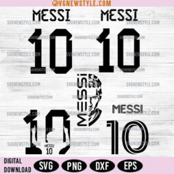 Lionel Messi SVG Design