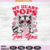 My Heart Pops for You Valentine Animals Svg