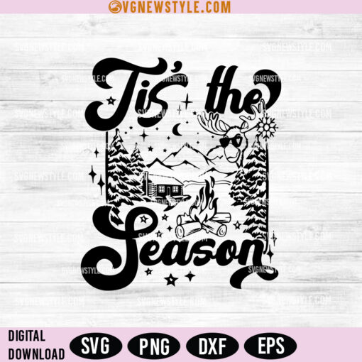 Tis the Season Christmas Svg Png