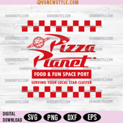 Toy Story Pizza Planet SVG