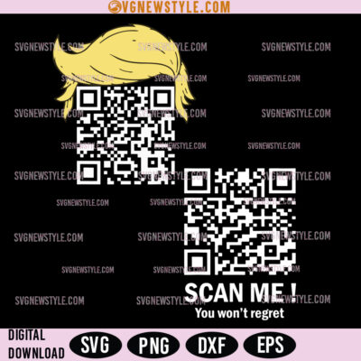 QR President Trump Dance Code Svg Bundle