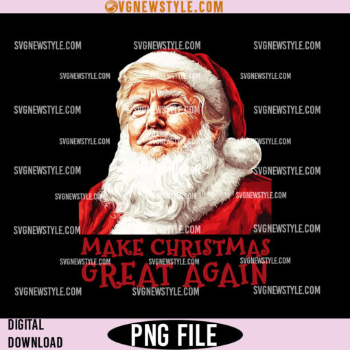 Santa Make America Great Again Png