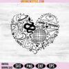 Swiftie Heart Svg Png