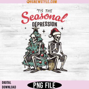 Tis the seasonal depression Png &ndash; Funny Christmas Design Download