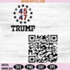 QR Code Trump is Dancing SVG