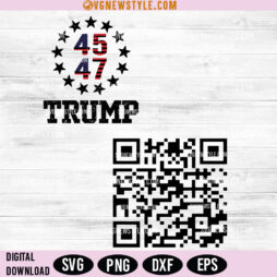 QR Code Trump is Dancing SVG