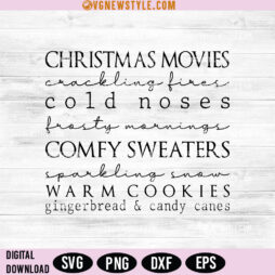 Winter List SVG