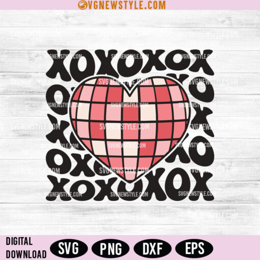 XOXO Heart SVG