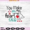 You Make My Heart Saur SVG