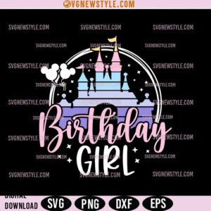 Disney Girls Birthday SVG