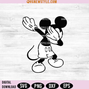 Dabbing Mickey Mouse SVG &ndash; Fun Disney-Inspired Designs for Crafting