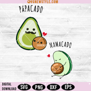 Family Matching Avacado Svg