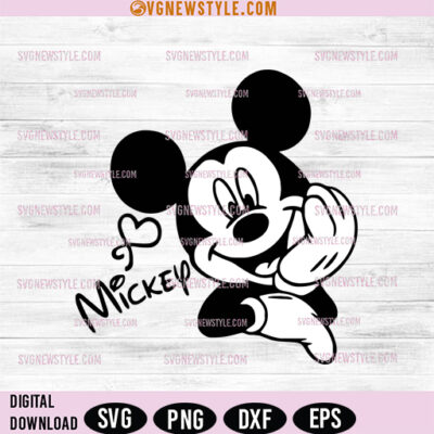 Mickey Mouse Autograph SVG, Png, Cricut & Silhouette Design 4 Mickey Mouse Autograph SVG