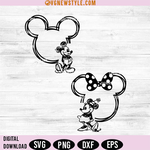 Disney Mouse Family SVG Bundle – Create Magical Memories 1 Disney Mouse Family SVG Bundle