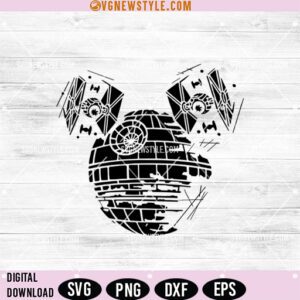 Mickey Star Wars Svg, Disney Man Svg for Cricut & Silhouette