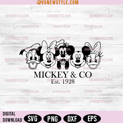 Disney character SVG Png, Disney Character Bundle, Instant Download 1 Disney character SVG Png