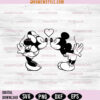 Mouse Valentine SVG, Mouse Couple SVG - Instant Digital Files 3 Mouse Valentine SVG