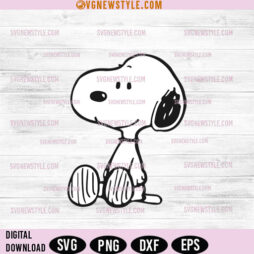 Snoopy cartoon SVG